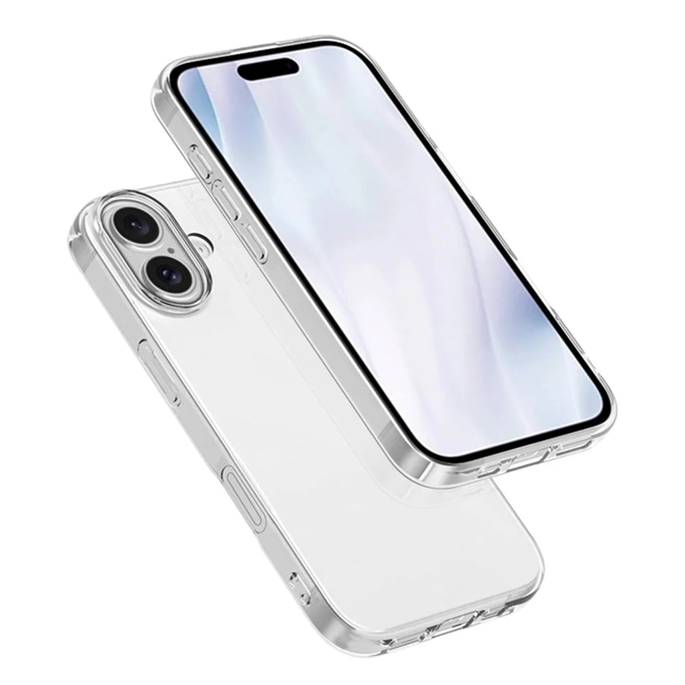 For iPhone 17 Case Slim Fit Transparent Soft TPU Phone Cover - 3