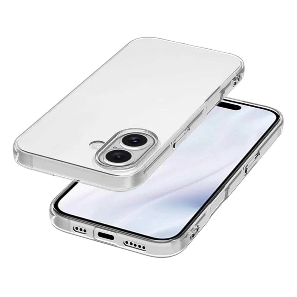 For iPhone 17 Case Slim Fit Transparent Soft TPU Phone Cover - 4
