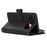 For Google Pixel 9 / 9 Pro Case 9 Card Slots Rhombus Design Leather Phone Cover with Wrist Strap - Black - 5