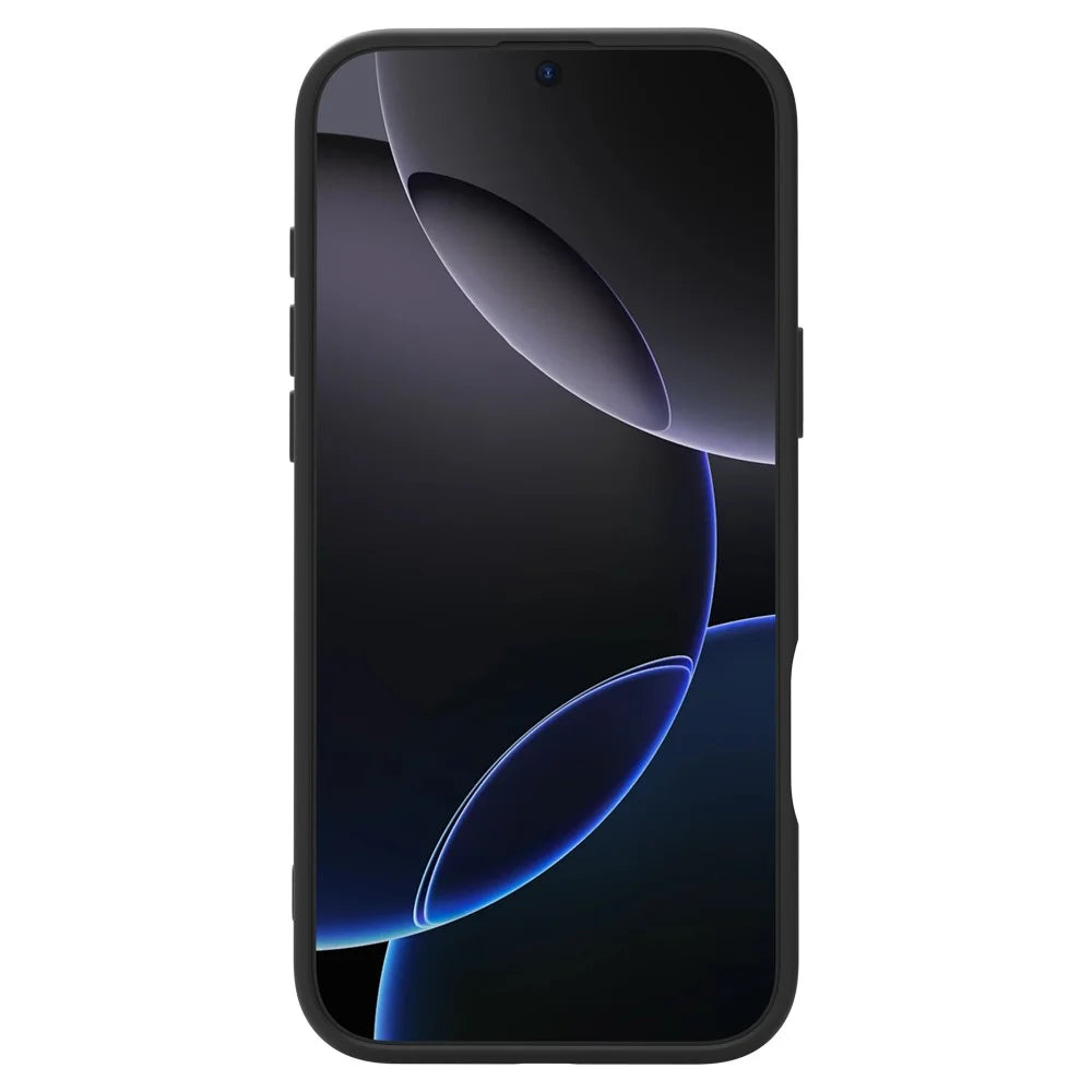 LEREACH Le-Chic Series For iPhone 16 Pro Max Case Compatible with MagSafe Kickstand TPU + PC Phone Cover - Black - 6