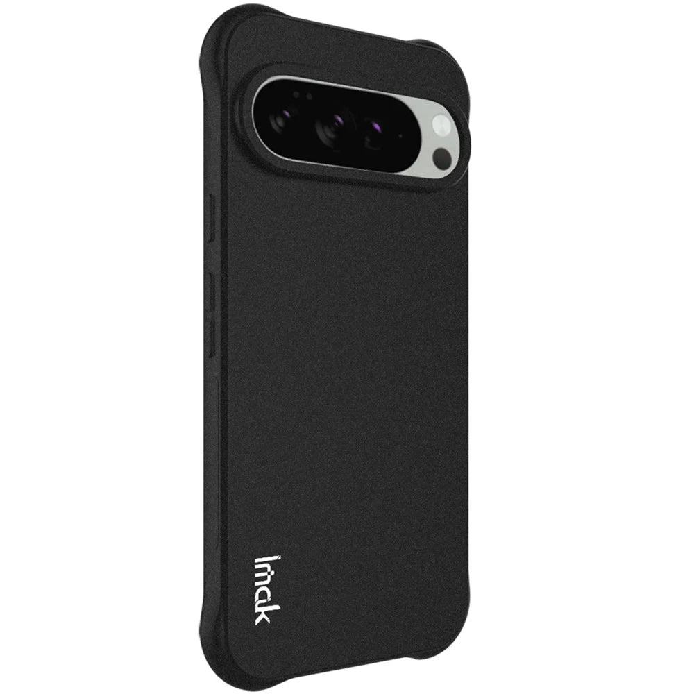 IMAK For Google Pixel 10 / 10 Pro Case TPU Phone Cover Airbag Shockproof Protection - Matte Black - 2