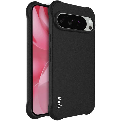 IMAK For Google Pixel 10 Pro XL Case TPU Phone Cover Airbag Shockproof Protection - Matte Black - 1