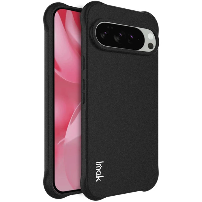 IMAK For Google Pixel 10 Pro XL Case TPU Phone Cover Airbag Shockproof Protection - Matte Black - 1