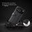 For iPhone 18 Pro / 17 Pro Case Genuine Split Leather Phone Cover with Wallet Stand - Black - 2