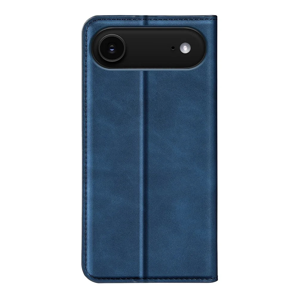 For iPhone Air Case Skin Touch Leather Wallet Phone Cover - Blue - 6