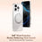 JOYROOM For iPhone 16 Pro Case Magnetic Rotating Kickstand Ultra Thin PC Phone Cover - Silver - 2