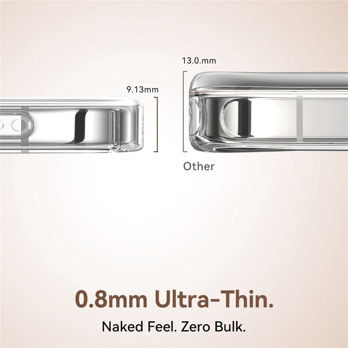 JOYROOM For iPhone 16 Pro Case Magnetic Rotating Kickstand Ultra Thin PC Phone Cover - Silver - 5