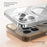 JOYROOM For iPhone 16 Pro Case Magnetic Rotating Kickstand Ultra Thin PC Phone Cover - Silver - 6
