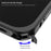 For Google Pixel 9 Pro XL Bumper Cases Metal Frame Heat Dissipation Cover with Lens Protector - Black - 5