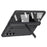 For Samsung Galaxy Z Fold7 5G Case Kickstand PC Phone Back Cover with Stylus and Tempered Glass Film - Black - 3