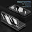For Samsung Galaxy Z Fold7 5G Case Kickstand PC Phone Back Cover with Stylus and Tempered Glass Film - Black - 6