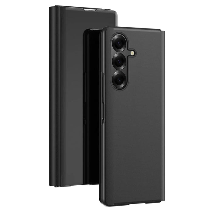 For Samsung Galaxy Z Fold7 5G Flip Leather Cover with Stand Full Body Protective Phone Case - Black - 2