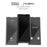 For Samsung Galaxy Z Fold7 5G Flip Leather Cover with Stand Full Body Protective Phone Case - Black - 5