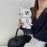 For iPhone 15 Silicone Case Cute White Cat Design Shockproof Phone Back Cover - 7