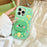 For iPhone 16 Pro Max Silicone Case Cute Dinosaur Mirror Design Shockproof Phone Back Cover - 6