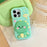 For iPhone 16 Pro Silicone Case Cute Dinosaur Mirror Design Shockproof Phone Back Cover - 5