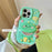 For iPhone 15 Pro Silicone Case Cute Dinosaur Mirror Design Shockproof Phone Back Cover - 2