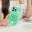 For iPhone 15 Pro Silicone Case Cute Dinosaur Mirror Design Shockproof Phone Back Cover - 7
