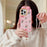 For iPhone 15 Pro Max Silicone Case Cute 3D Tulip Design Shockproof Phone Back Cover with Lanyard - 4