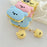 For iPhone 16 Pro Silicone Case Cute Three Bears Design Shockproof Phone Back Cover with Charm - 6