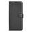 For iPhone 17 Case Litchi Texture Shockproof Leather Wallet Phone Cover - Black - 5
