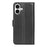 For iPhone 17 Case Litchi Texture Shockproof Leather Wallet Phone Cover - Black - 6