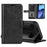 For iPhone Air Case Crazy Horse Texture Stand Leather Phone Cover - Black - 2