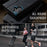 CASEME For iPhone 16 Plus Case  033 Series RFID Blocking Wallet Stand Calf Texture Leather Phone Cover - Black - 6