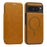For Google Pixel 10 Pro XL Magnetic Case RFID Blocking Card Holder Leather Phone Cover - Brown - 1