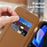 For Google Pixel 10 Pro XL Magnetic Case RFID Blocking Card Holder Leather Phone Cover - Brown - 4