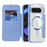 For Google Pixel 10 / 10 Pro Magnetic Case Rhombus PU Leather Phone Cover - Blue - 2