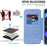 For Google Pixel 10 / 10 Pro Magnetic Case Rhombus PU Leather Phone Cover - Blue - 3