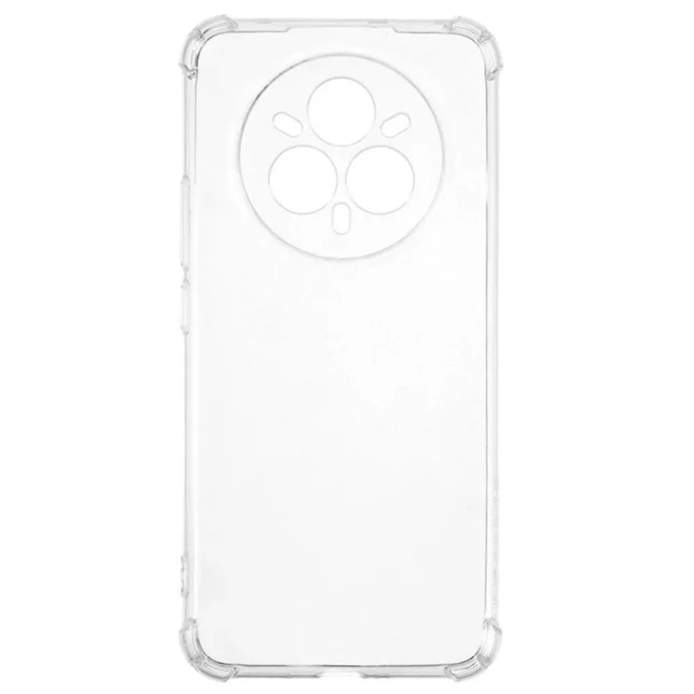 WANLONFENG For Realme 14 Pro+ 5G TPU Case  WL3 Series 1.5mm Phone Cover with 2Pcs Tempered Glass Films - Transparent - 2