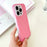 For iPhone 16 Pro Case Slim Silicone Phone Back Cover Anti-Fingerprint - Pink - 3