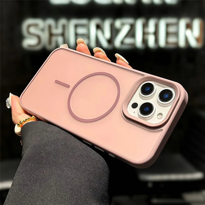 For iPhone 16 Pro Case Compatible with MagSafe Skin Touch TPU PC Phone Back Cover - 3