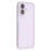 For iPhone 16 Case Heat Dissipation Hard PC Phone Cover with Camera Lens Protector - Transparent Purple - 1