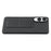 X-LEVEL For Samsung Galaxy S25 Edge Case with Kickstand TPU + PU Phone Back Cover Shockproof - Black - 3