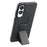 X-LEVEL For Samsung Galaxy S25 Edge Case with Kickstand TPU + PU Phone Back Cover Shockproof - Black - 4
