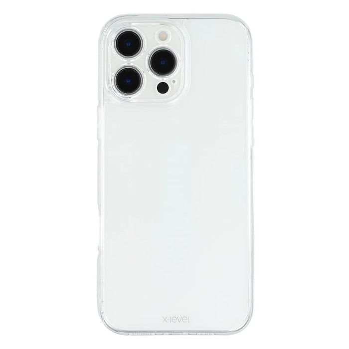X-LEVEL For iPhone 16 Pro Max Case PC + TPU Translucent Phone Back Cover - Transparent - 3