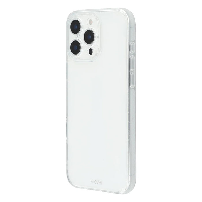 X-LEVEL For iPhone 16 Pro Max Case PC + TPU Translucent Phone Back Cover - Transparent - 4