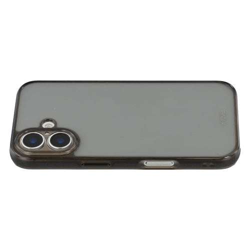 X-LEVEL For iPhone 16 Case PC + TPU Translucent Phone Back Cover - Transparent Black - 1