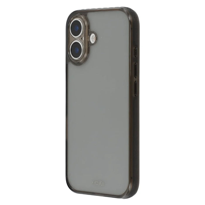X-LEVEL For iPhone 16 Plus Case PC + TPU Translucent Phone Back Cover - Transparent Black - 4