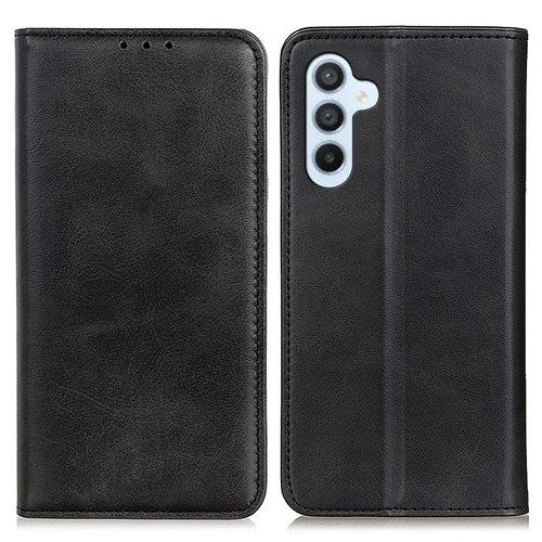 For Samsung Galaxy A18 5G / A18 4G / A17 5G / A17 4G / A26 5G Case Split Leather Flip Wallet Phone Cover - Black - 1