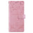For Samsung Galaxy A56 5G  /  A36 5G Leather Case Imprinted Floral Pattern Wallet Stand Flip Phone Cover - Pink - 4