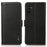KHAZNEH for Samsung Galaxy A18 5G / A18 4G / A17 5G / A17 4G / A26 5G Phone Case Genuine Cow Leather Cover RFID Blocking - Black - 1
