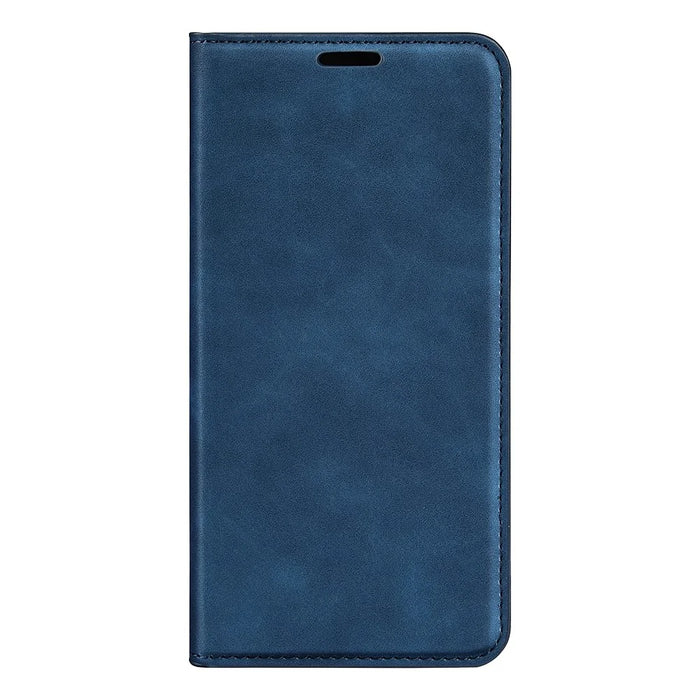 For iPhone 18 Pro Max / 17 Pro Max Case Skin Touch Leather Wallet Phone Cover - Blue - 2