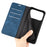 For iPhone 18 Pro Max / 17 Pro Max Case Skin Touch Leather Wallet Phone Cover - Blue - 4