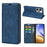For Realme 14 5G Case Skin Touch Leather Wallet Phone Cover - Blue - 6