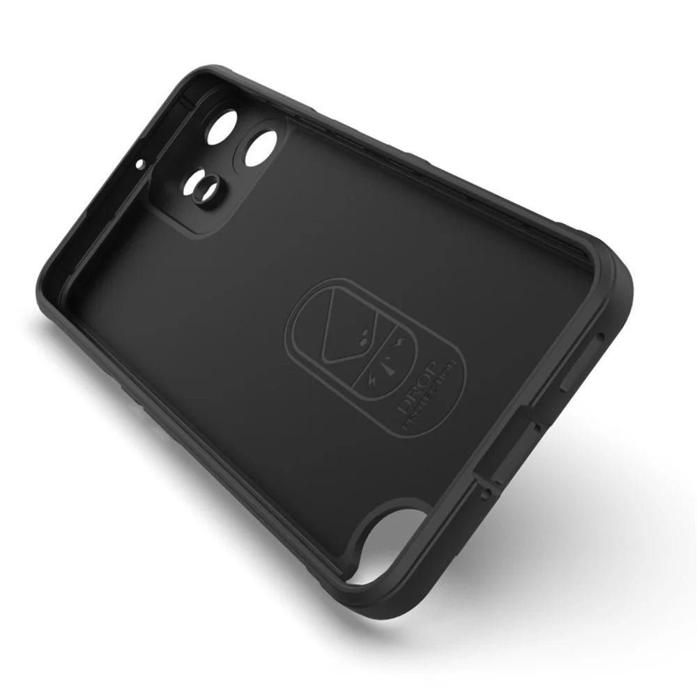 WANLONFENG For Nothing CMF Phone 2 Pro TPU Case  HD Series Anti Slip Phone Cover with Tempered Glass - Black - 3