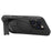 LEREACH Le-Chic Series For iPhone 16 Pro Case Compatible with MagSafe Kickstand TPU + PC Phone Cover - Black - 4
